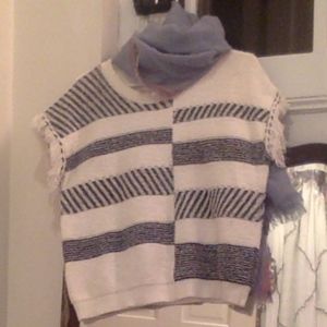 SOLD Ella Moss Poncho Style Sweater
